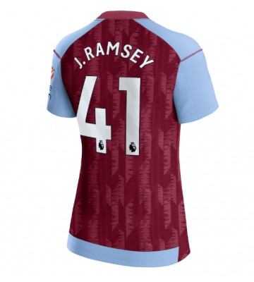 Aston Villa Jacob Ramsey #41 Replika Hjemmebanetrøje Dame 2023-24 Kortærmet